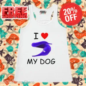 Silly Worm I Love My Dog Shirt