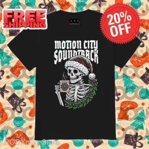 Skeleton Coffee Motion City Soundtrack Christmas 2024 Vintage Shirt