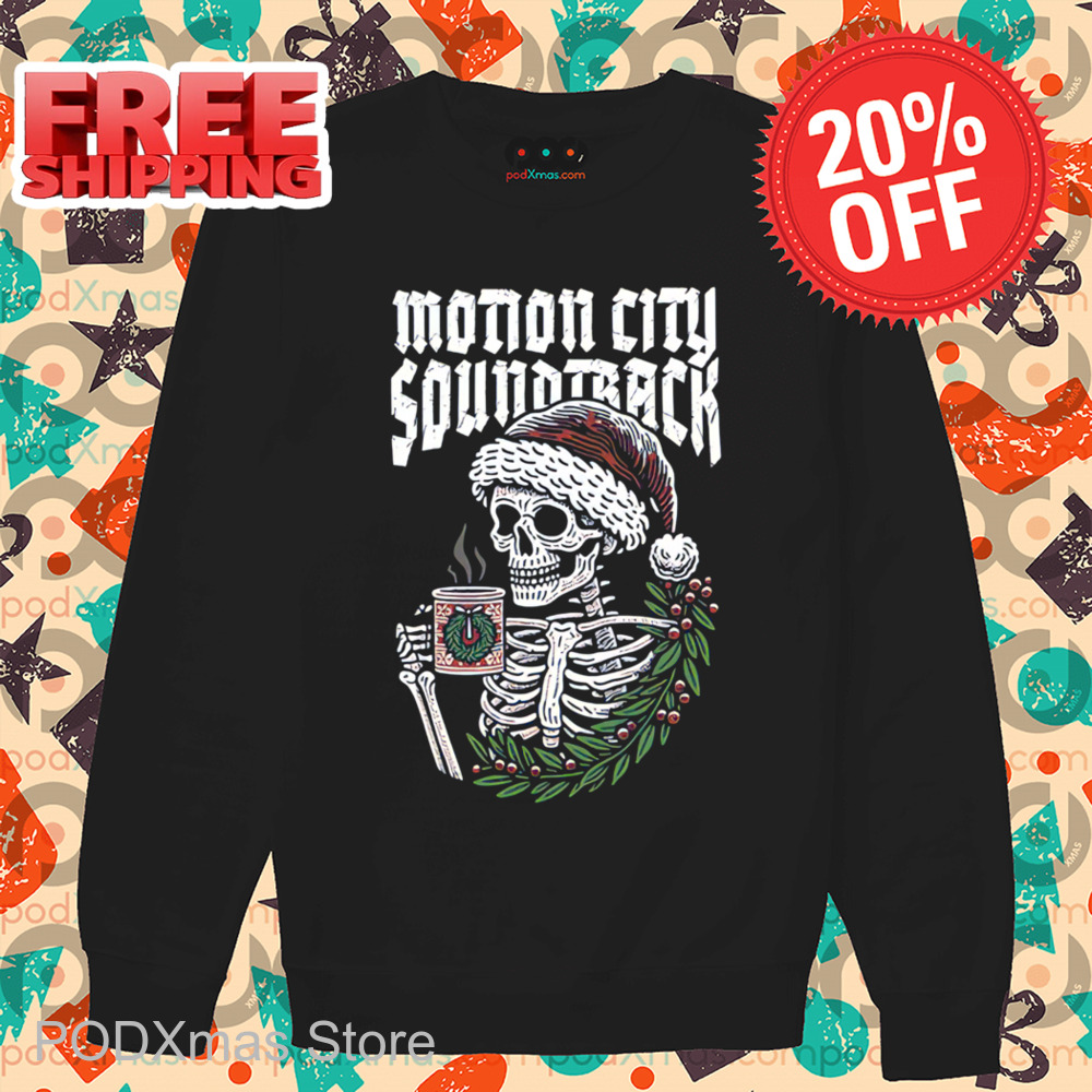 Skeleton Coffee Motion City Soundtrack Christmas 2024 Vintage Shirt
