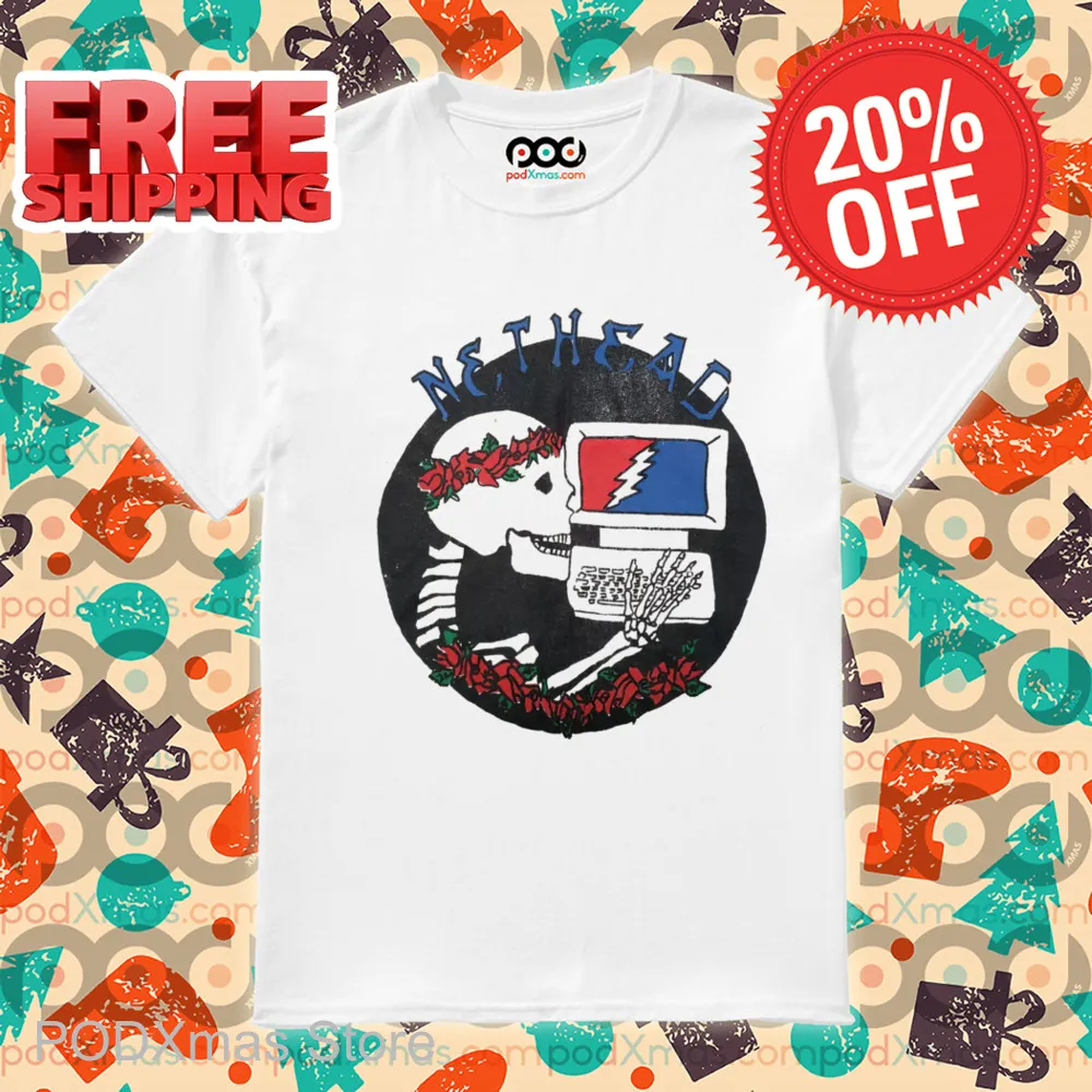 Skull Nethead Grateful Dead Shirt
