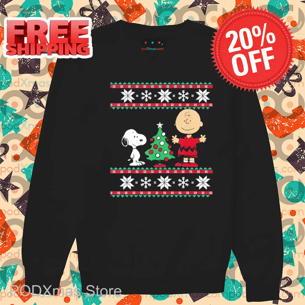 Snoopy And Charlie Brown Ugly Christmas 2024 Shirt