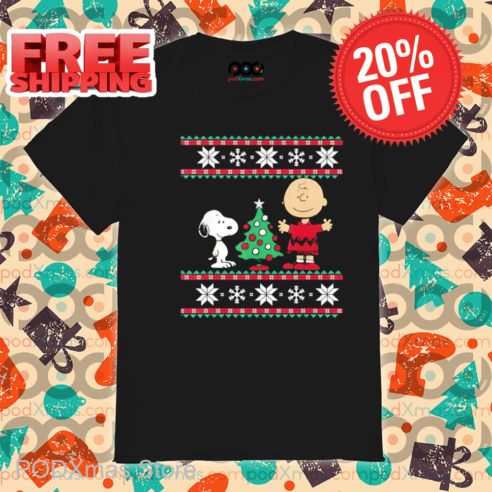 Snoopy And Charlie Brown Ugly Christmas 2024 Shirt