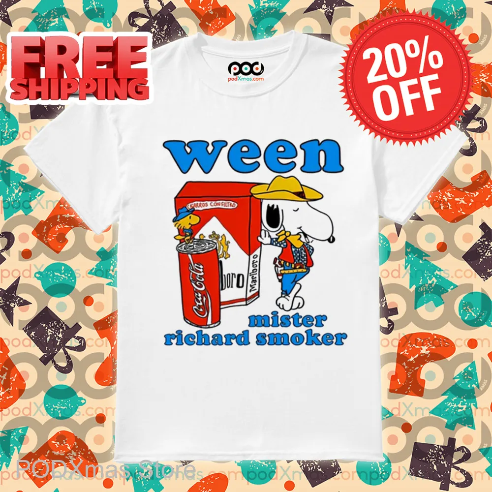 Snoopy Ween Mister Richard Smoker Shirt