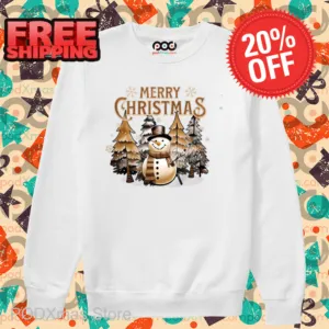 Snowman Merry Christmas 2024 Shirt