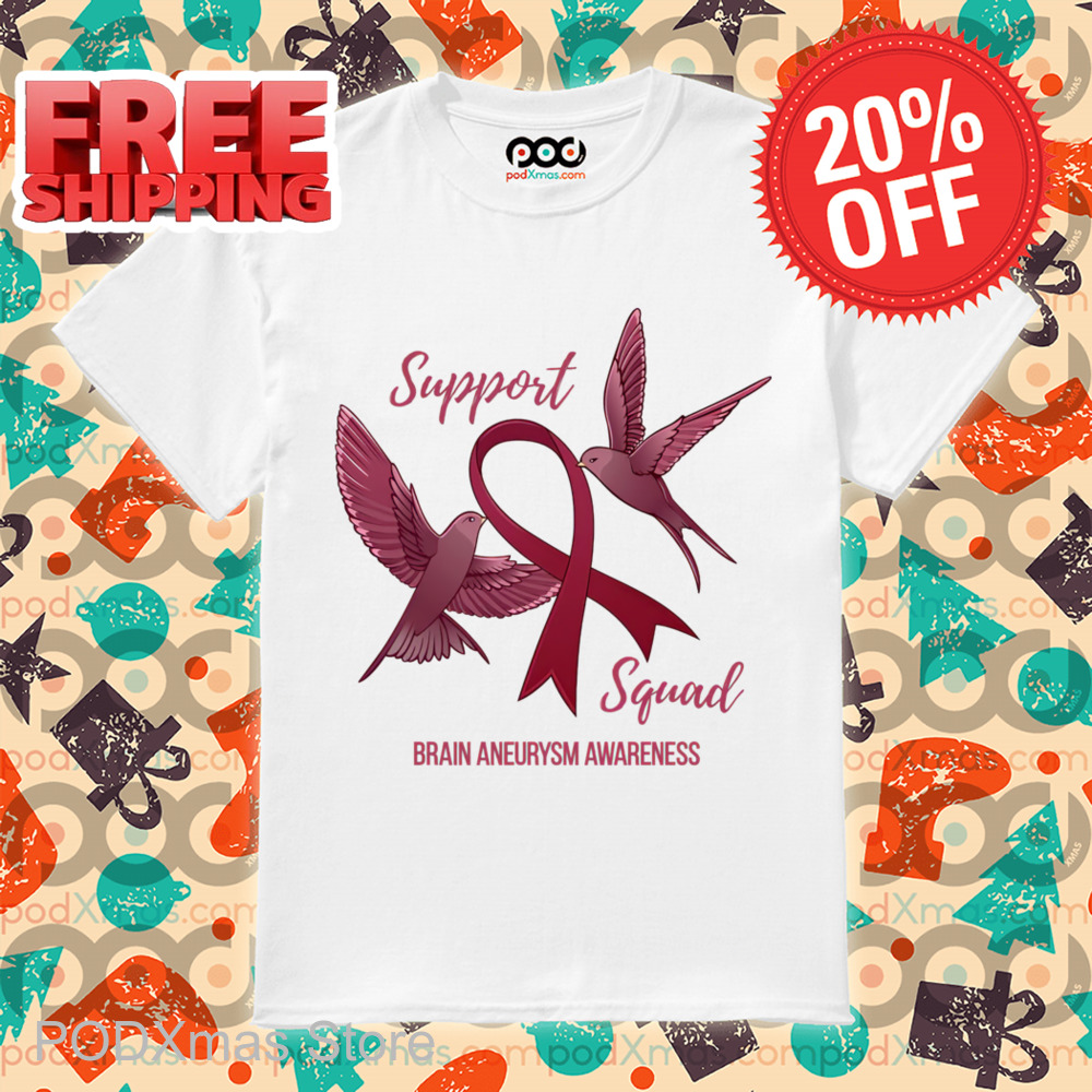 Support Squad Brain Aneurysm Awareness 2024 Shirt