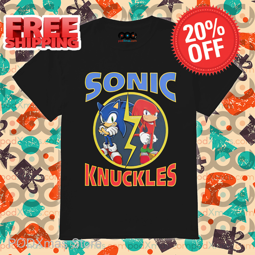 Taylor Decker Wearing Sonic X Knuckles Shirt