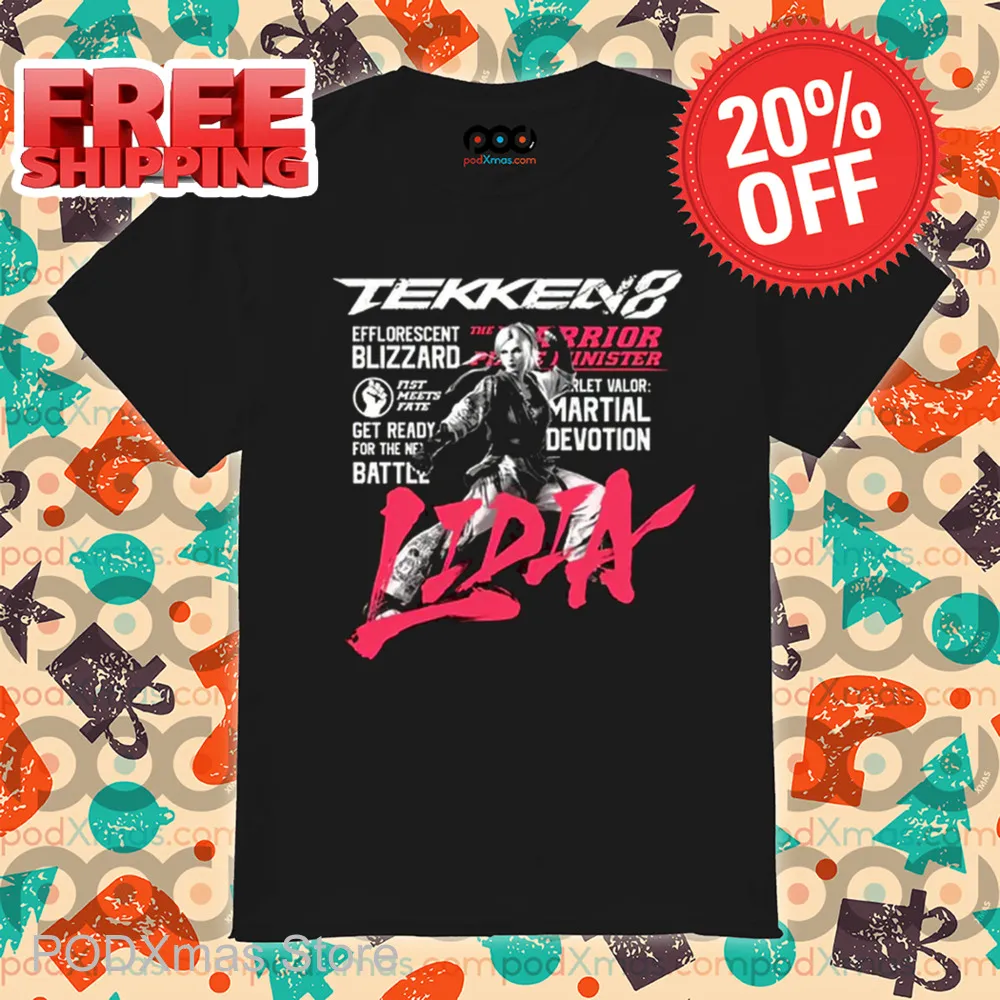 Tekken 8 Get Ready For The New Battle Lidia Shirt