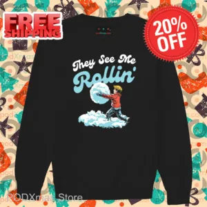 They See Me Rollin' Snowball Christmas 2024 Shirt