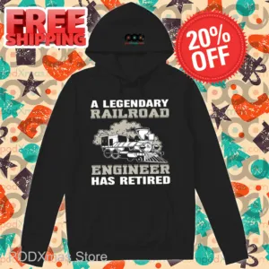 Train A Legendary Railroad Engineer Has Retired Shirt