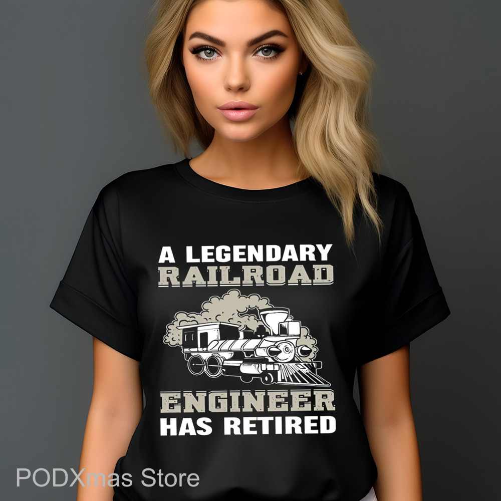 Train A Legendary Railroad Engineer Has Retired Shirt
