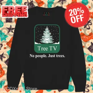 Tree Tv No People Just Trees 2024 Shirt