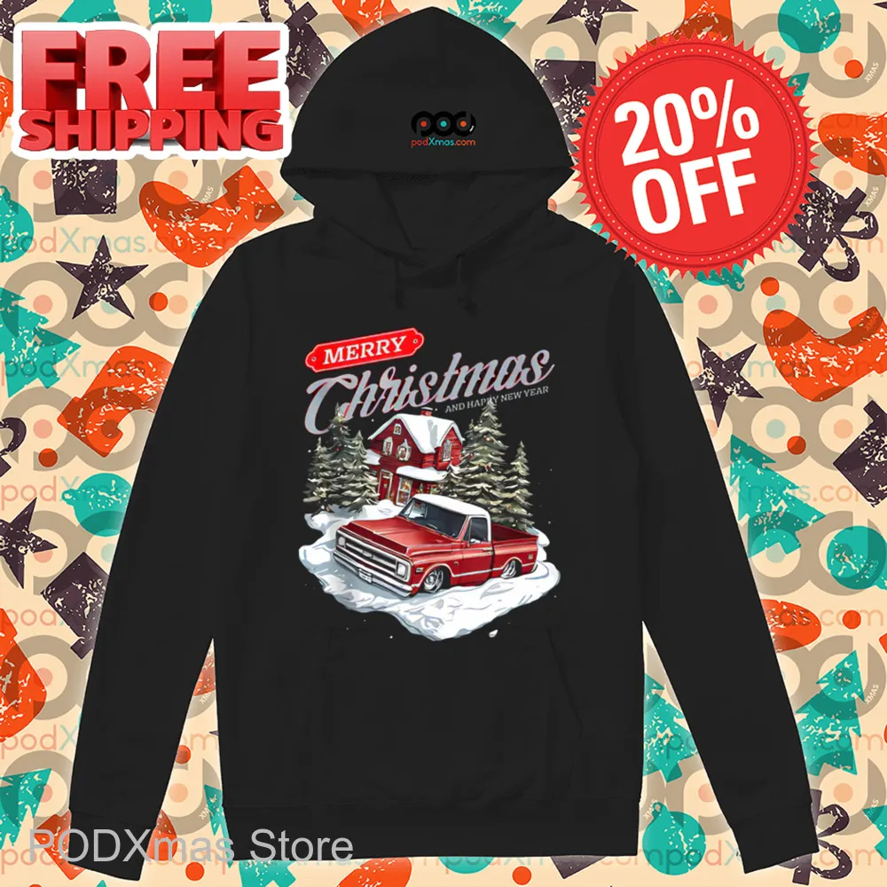 Truck Merry Christmas And Happy New Year 2024 Shirt