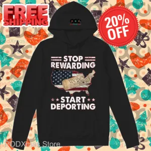 USA Map Stop Rewarding Start Deporting Vintage Shirt