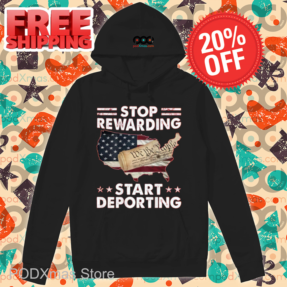 USA Map Stop Rewarding Start Deporting Vintage Shirt