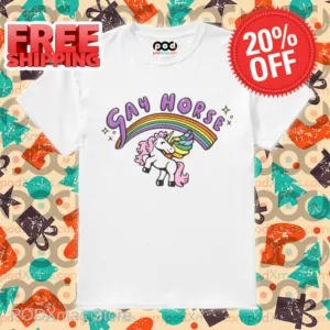 Unicorn Rainbow Gay Horse Shirt