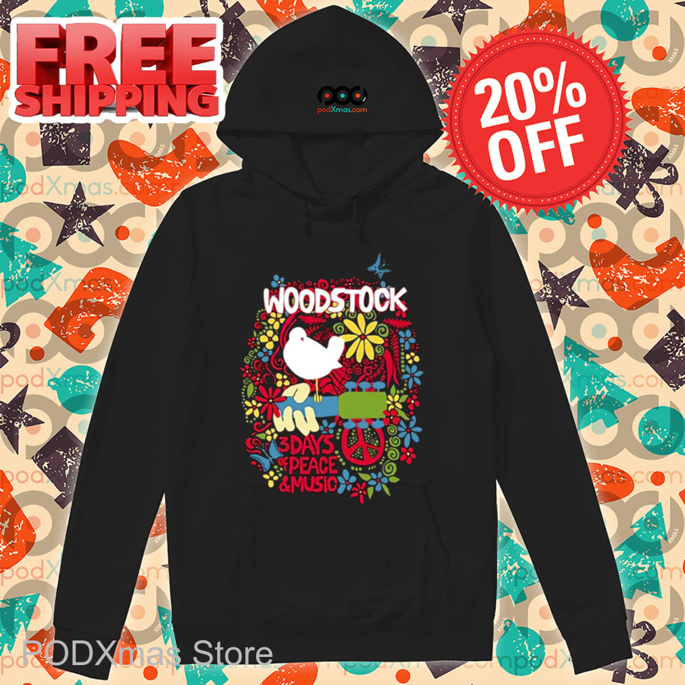 Woodstock 3 Days Of Peace And Music Hippie Retro Shirt 6 Woodstock 3 Days Of Peace And Music Hippie Retro Shirt
