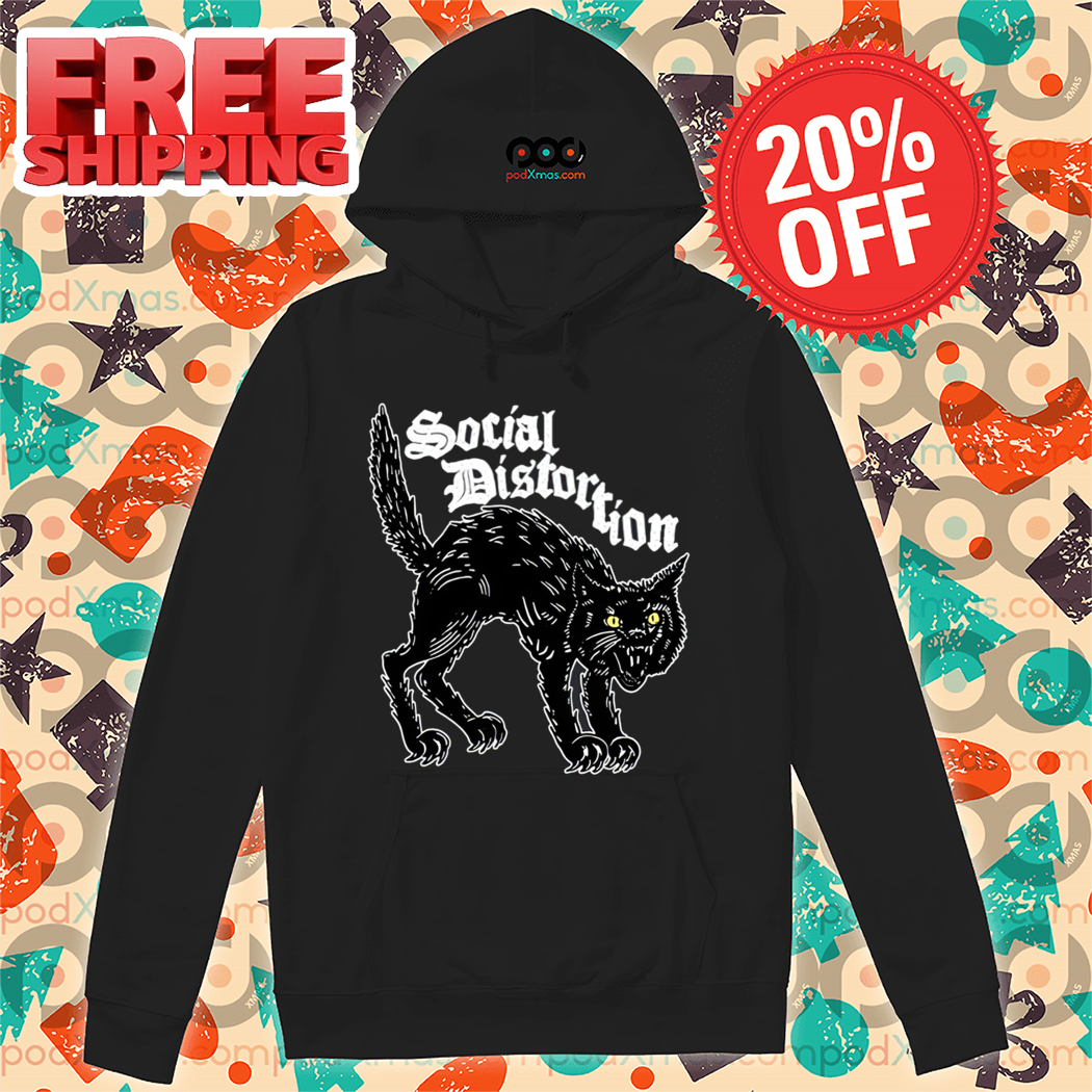 Black Cat Social Distortion Shirt