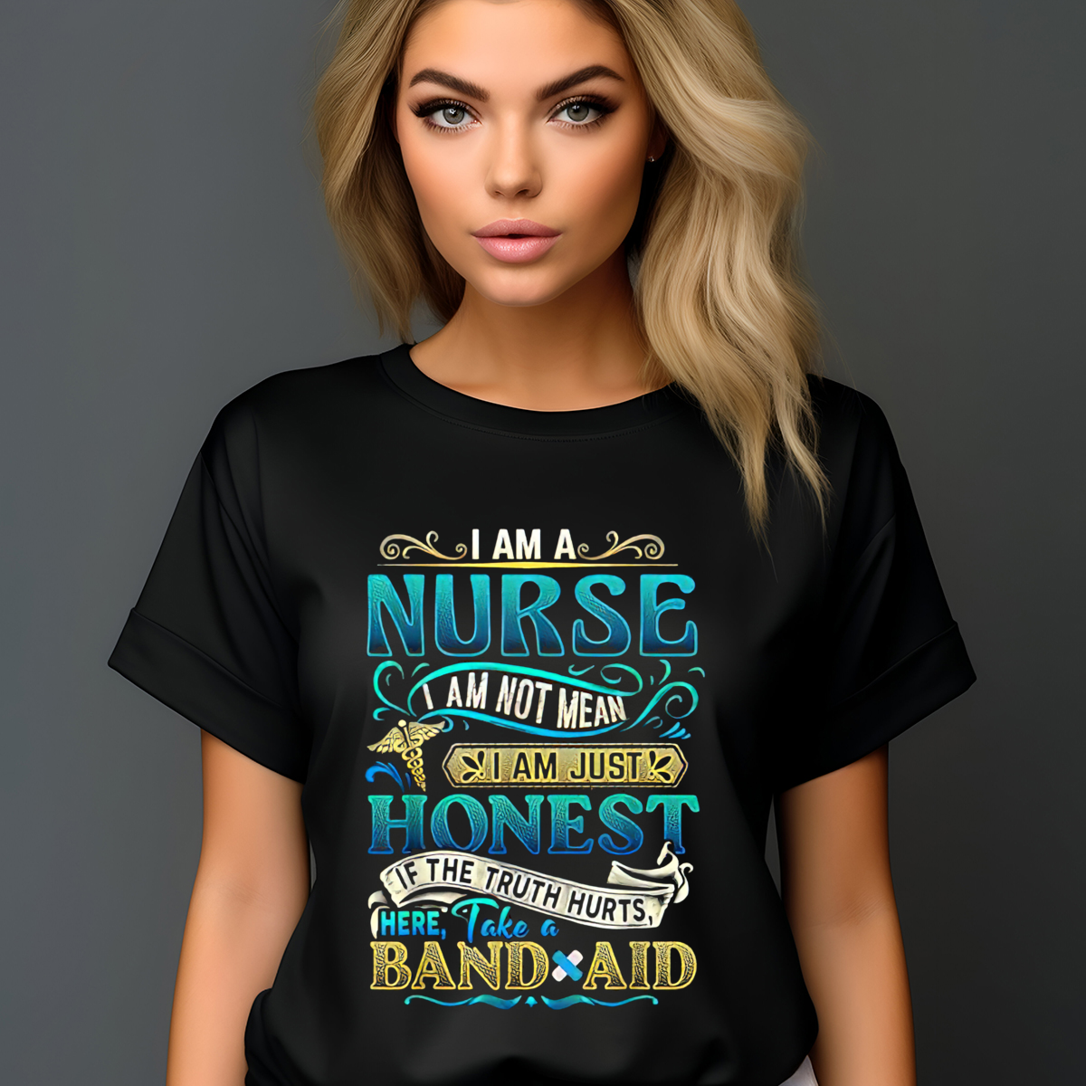 I Am Nurse I Am Not Mean I Am Just Honest If The Truth Hurts Here Take A Band Aid Vintage 2024 Shirt
