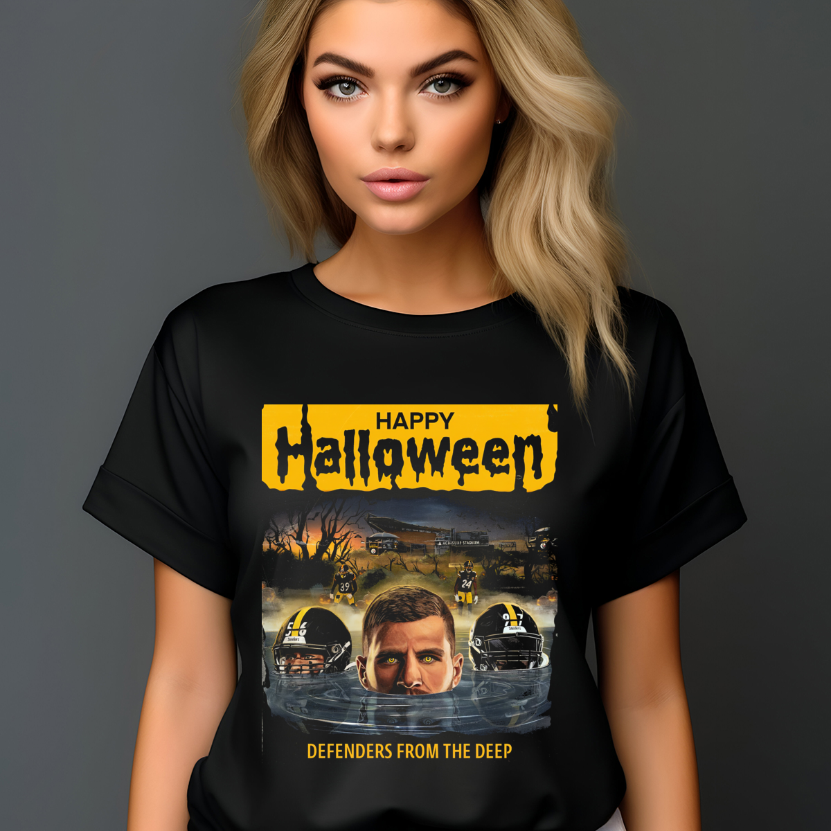 Pittsburgh Steelers Happy Halloween Defenders From The Deep Shirt