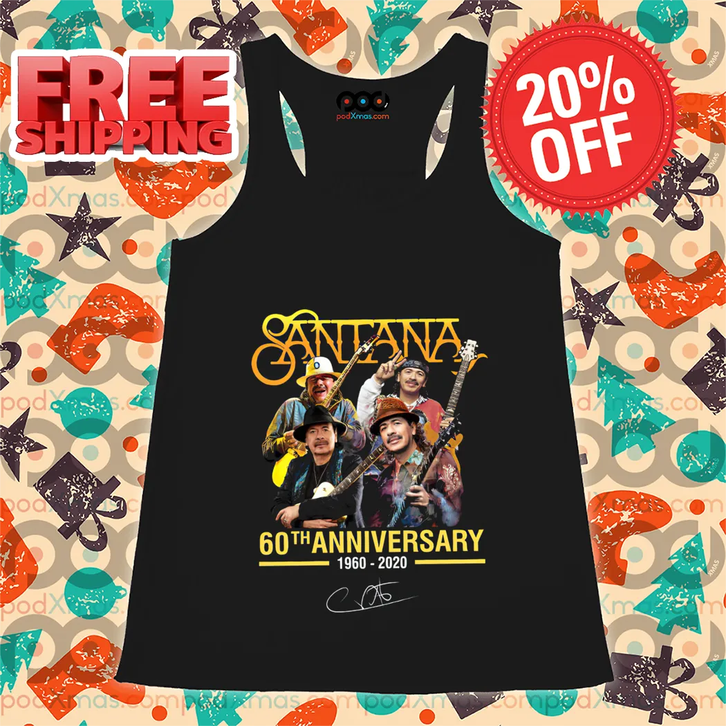 Santana 60th Anniversary 1960-2020 Signature Shirt