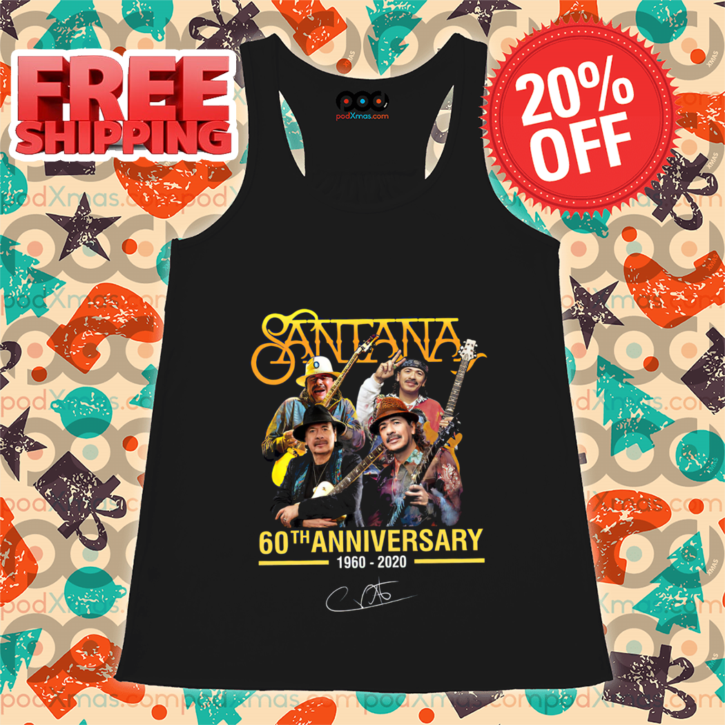 Santana 60th Anniversary 1960-2020 Signature Shirt