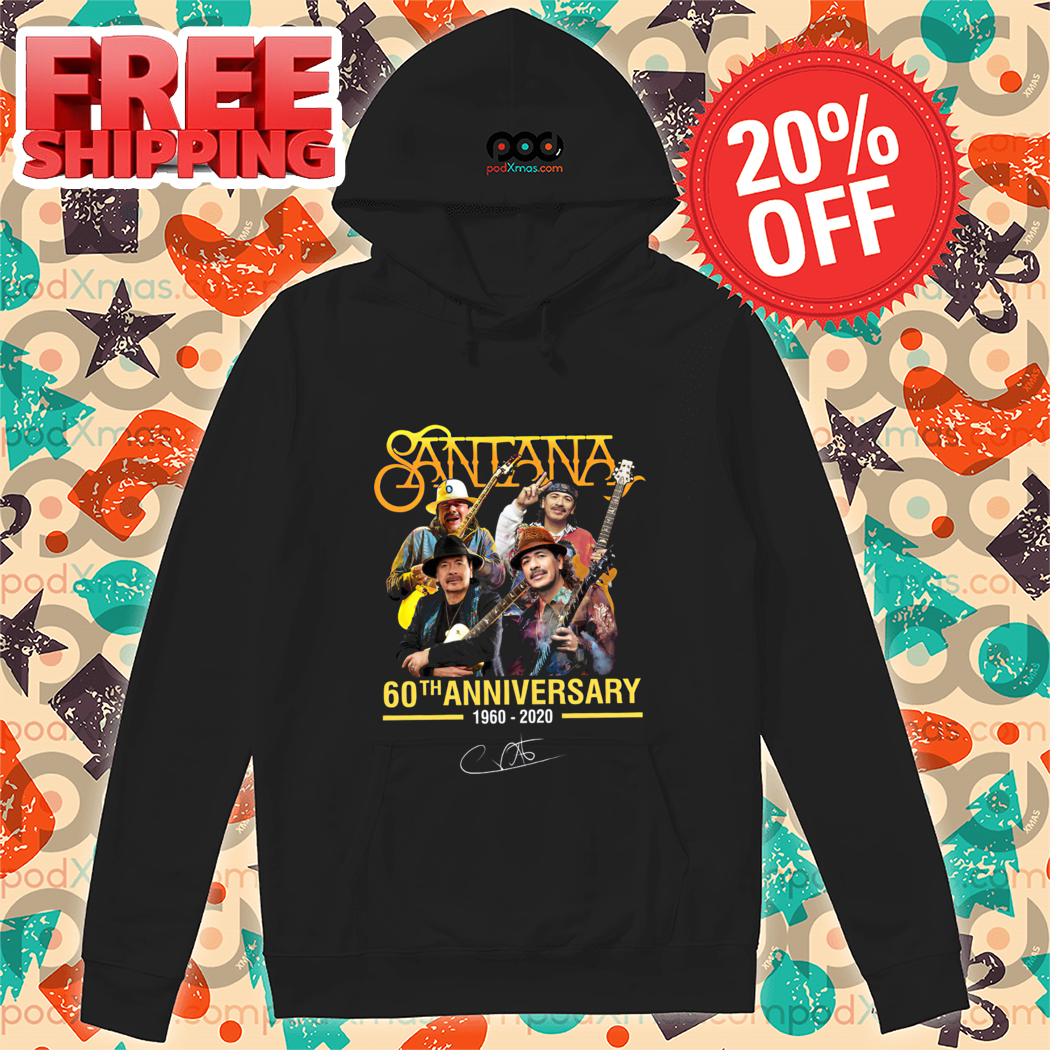 Santana 60th Anniversary 1960-2020 Signature Shirt