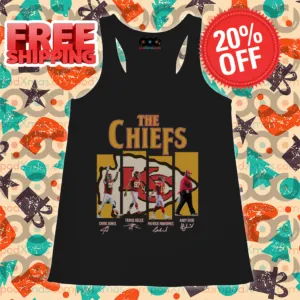 The Kansas City Chiefs Chris Jones Travis Kelce Patrick Mahomes Andy Reid Signature 2024 Shirt