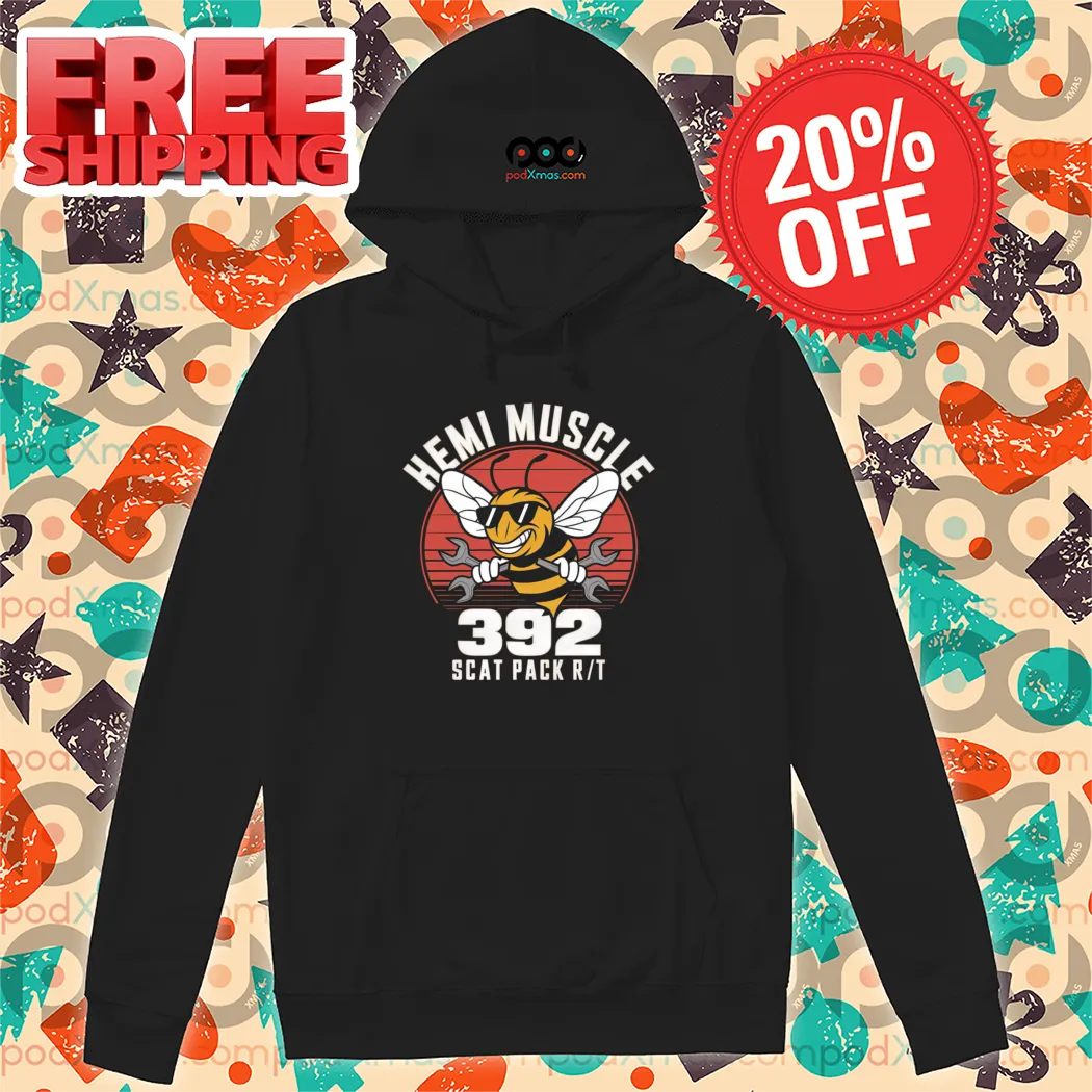 Bee Hemi Muscle 392 Scat Pack Shirt-enhance