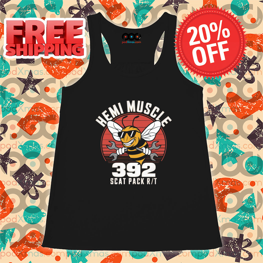 Bee Hemi Muscle 392 Scat Pack Shirt-enhance