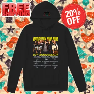Brooklyn Nine-Nine 7th Anniversary Signatures 2024 Shirt-enhance-faceai
