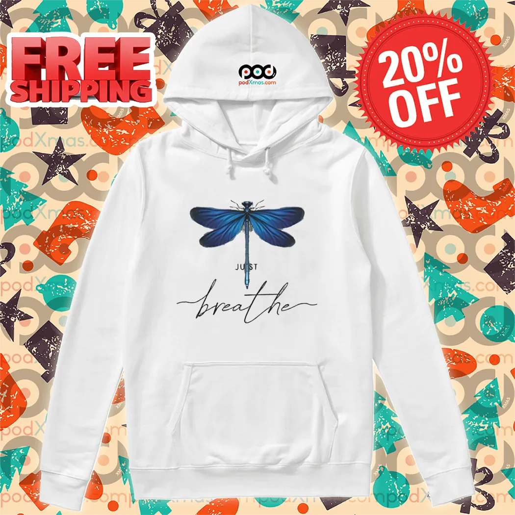 Dragonfly Just Breathe Shirt-enhance