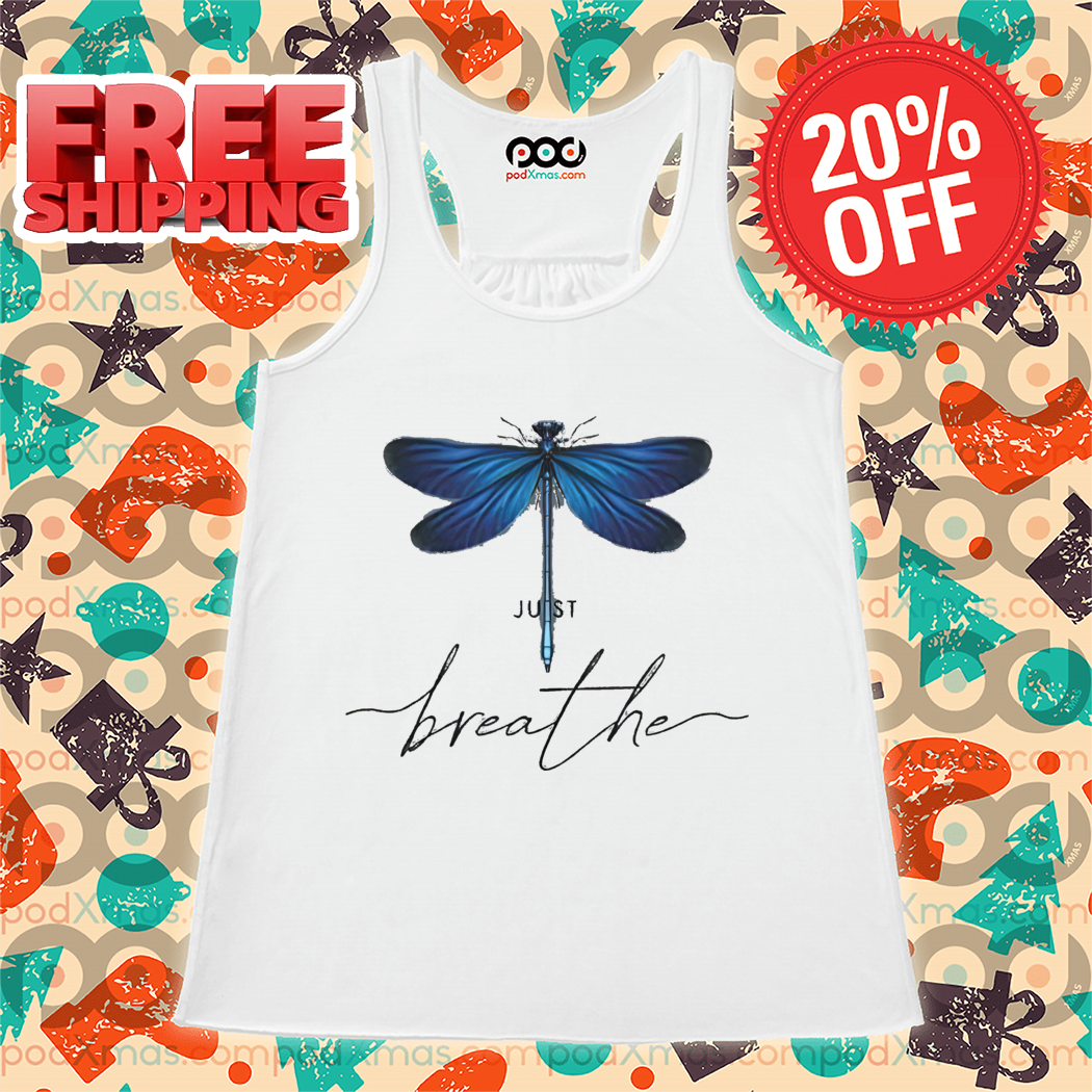 Dragonfly Just Breathe Shirt-enhance