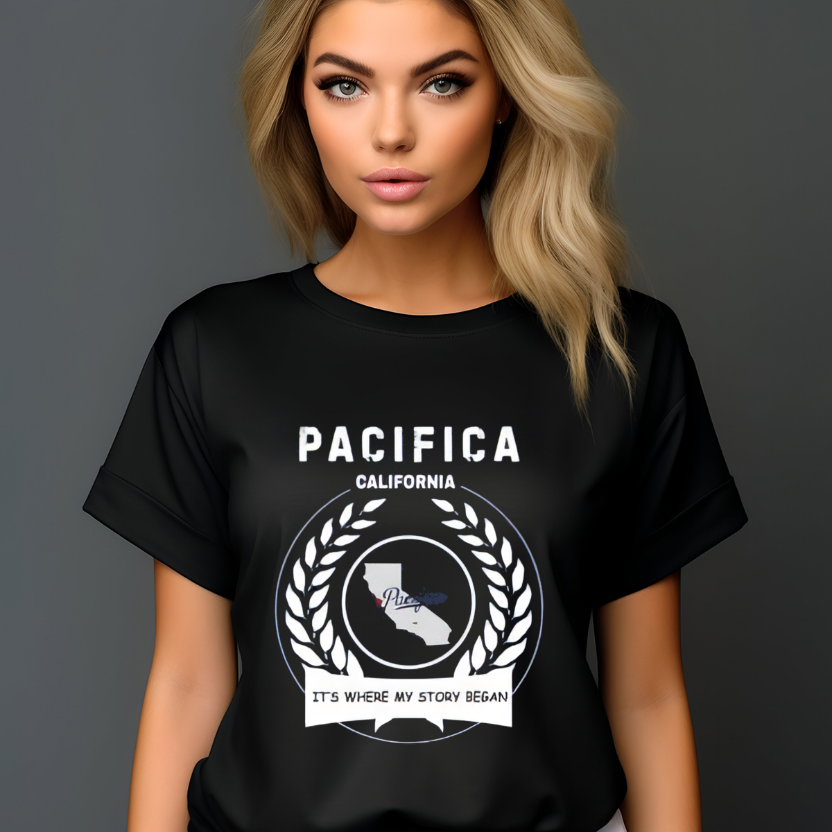 Pacifica California It's Where My Story Began Shirt-enhance