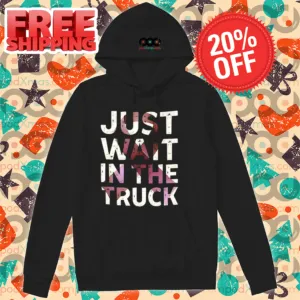 Purple Ribbon Just Wait In The Truck Shirt-enhance
