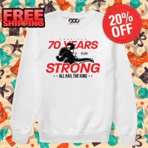 Godzilla Pose 70 Years Strong All Hail The King Shirt
