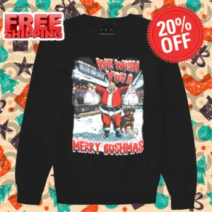 Santa We Wish You A Merry Boshmas Shirt
