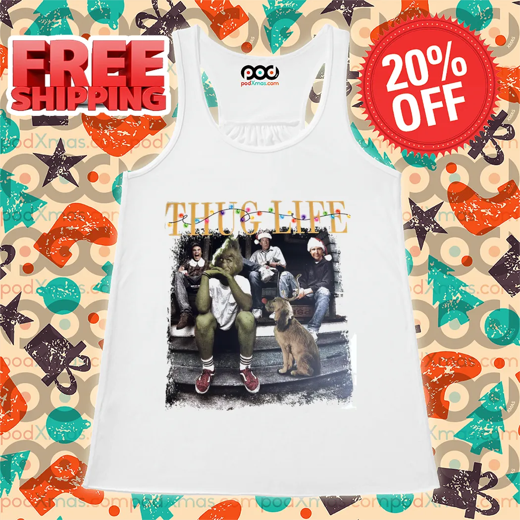 Grinch Thug Life Christmas 2024 Shirt