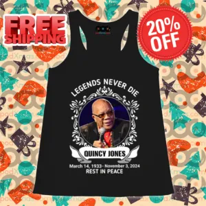 Legends Never Die Quincy Jones Rest In Peace 2024 Shirt