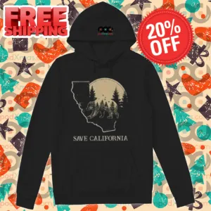 Bear Forest Save California Vintage 2024 Shirt