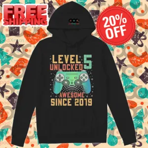 Game Pad Level 5 Unlocked Awesome Since 2019 Vintage Shirt