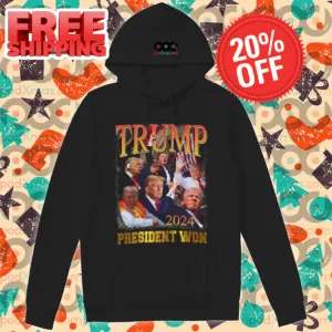 Trump Won 2024 President 47th Of White House Shirt