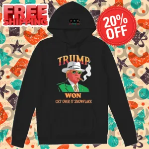 Trump Won Get Over It Snowflake 2024 Shirt
