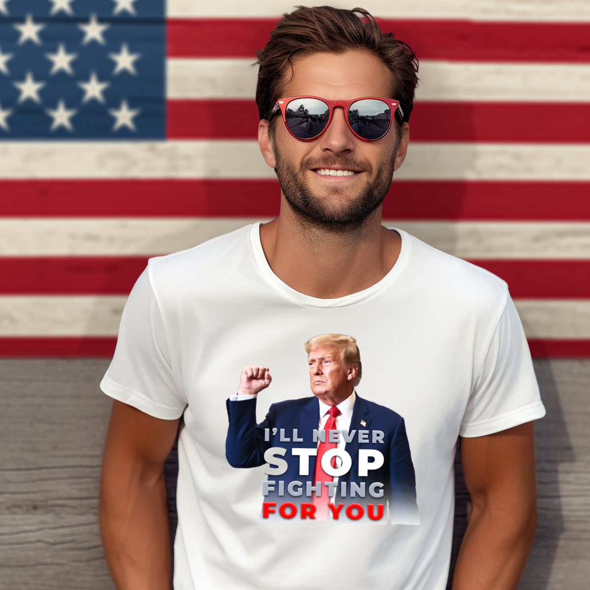 Donald Trump I'll Never Stop Fighting For You 2024 Shirt Donald Trump I'll Never Stop Fighting For You 2024 Shirt