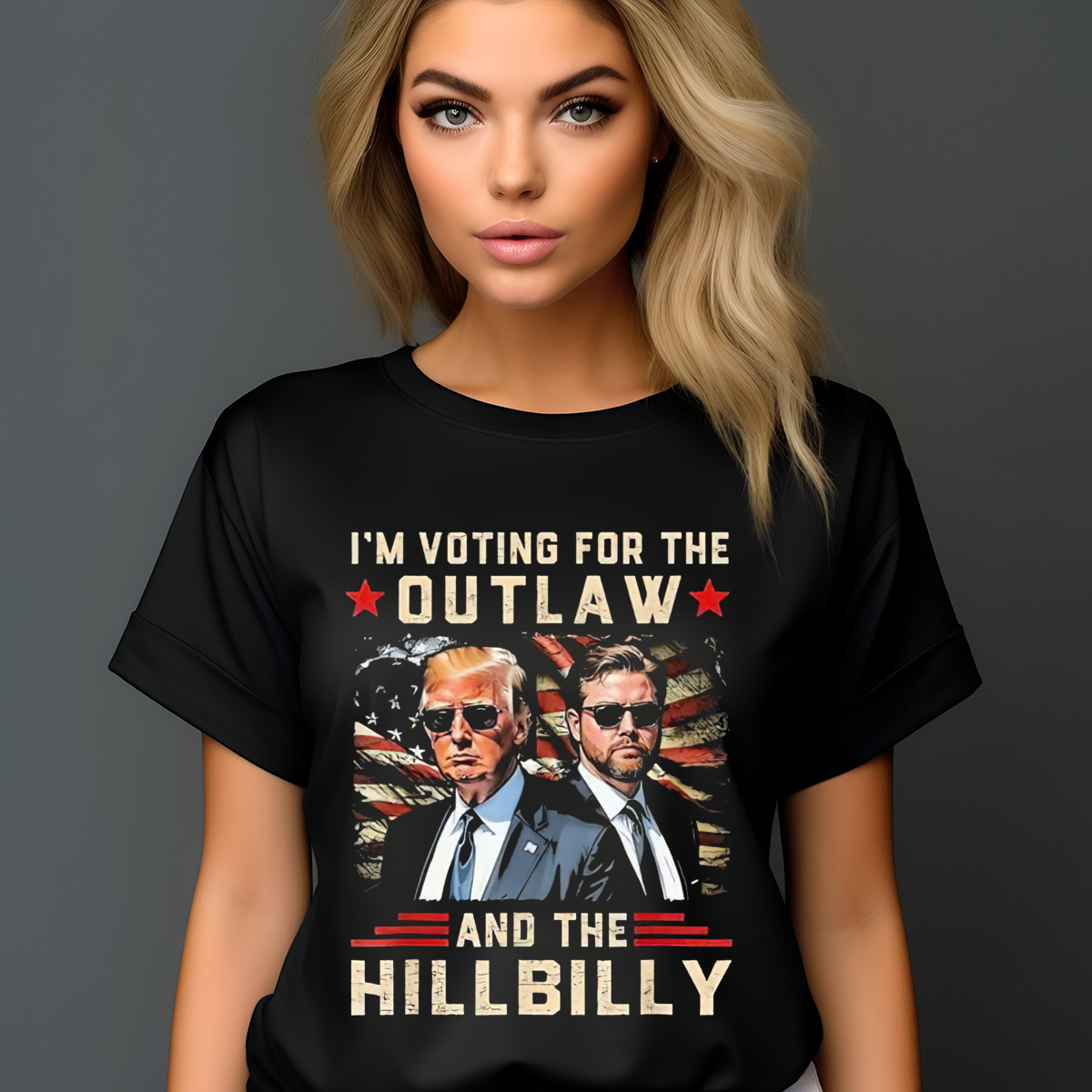 Donald Trump I'm Voting For The Outlaw And The Hillbilly Vintage 2024 Shirt Donald Trump I'm Voting For The Outlaw And The Hillbilly Vintage 2024 Shirt