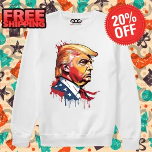 Donald Trump Portrait President 47th Of America 2024 Shirt