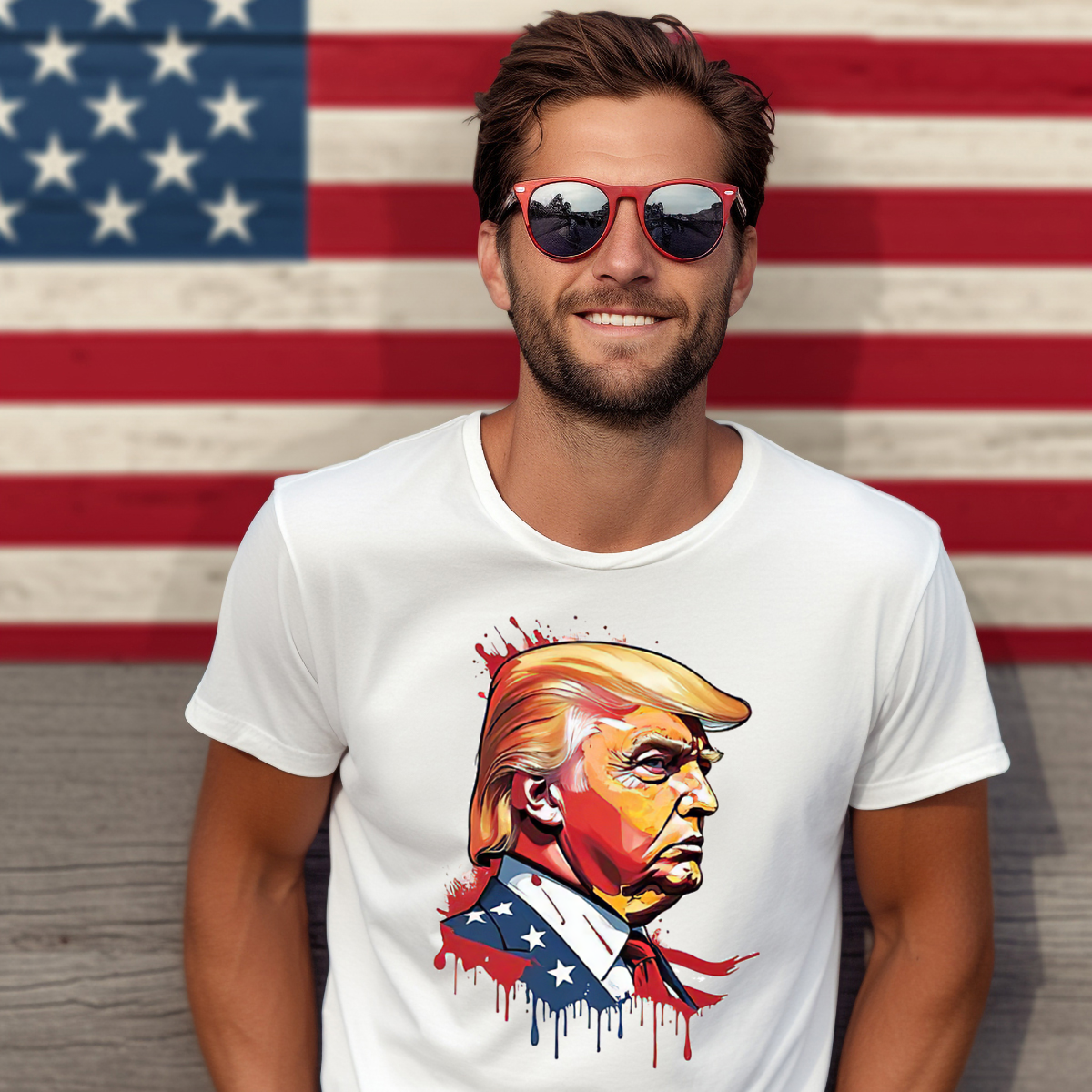 Donald Trump Portrait President 47th Of America 2024 Shirt Donald Trump Portrait President 47th Of America 2024 Shirt