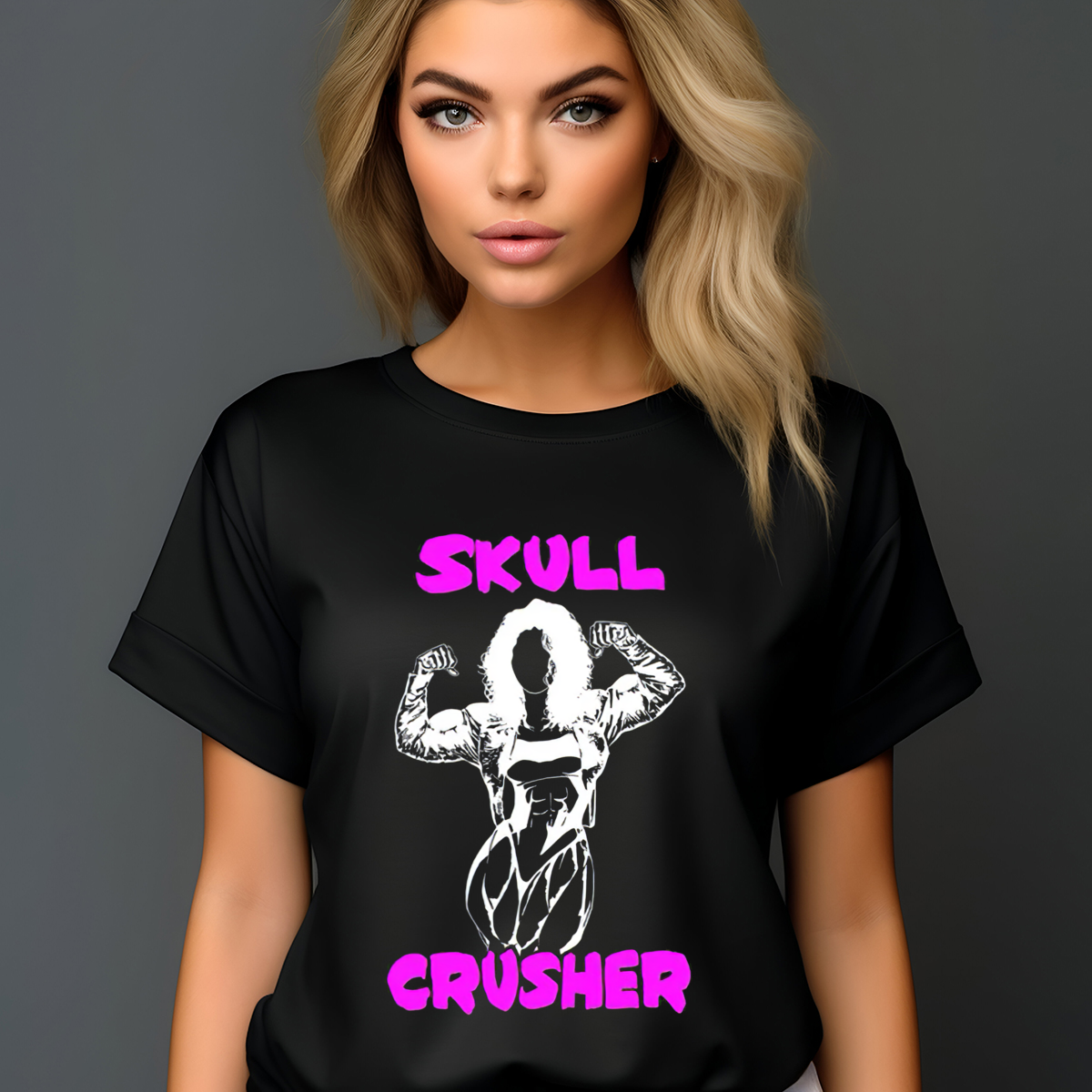 Muscle Girl Skull Crusher Shirt Muscle Girl Skull Crusher Shirt