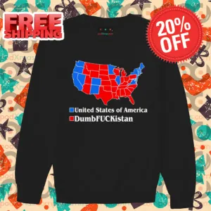 Red United States Of America Blue Dumfuckistan 2024 Shirt