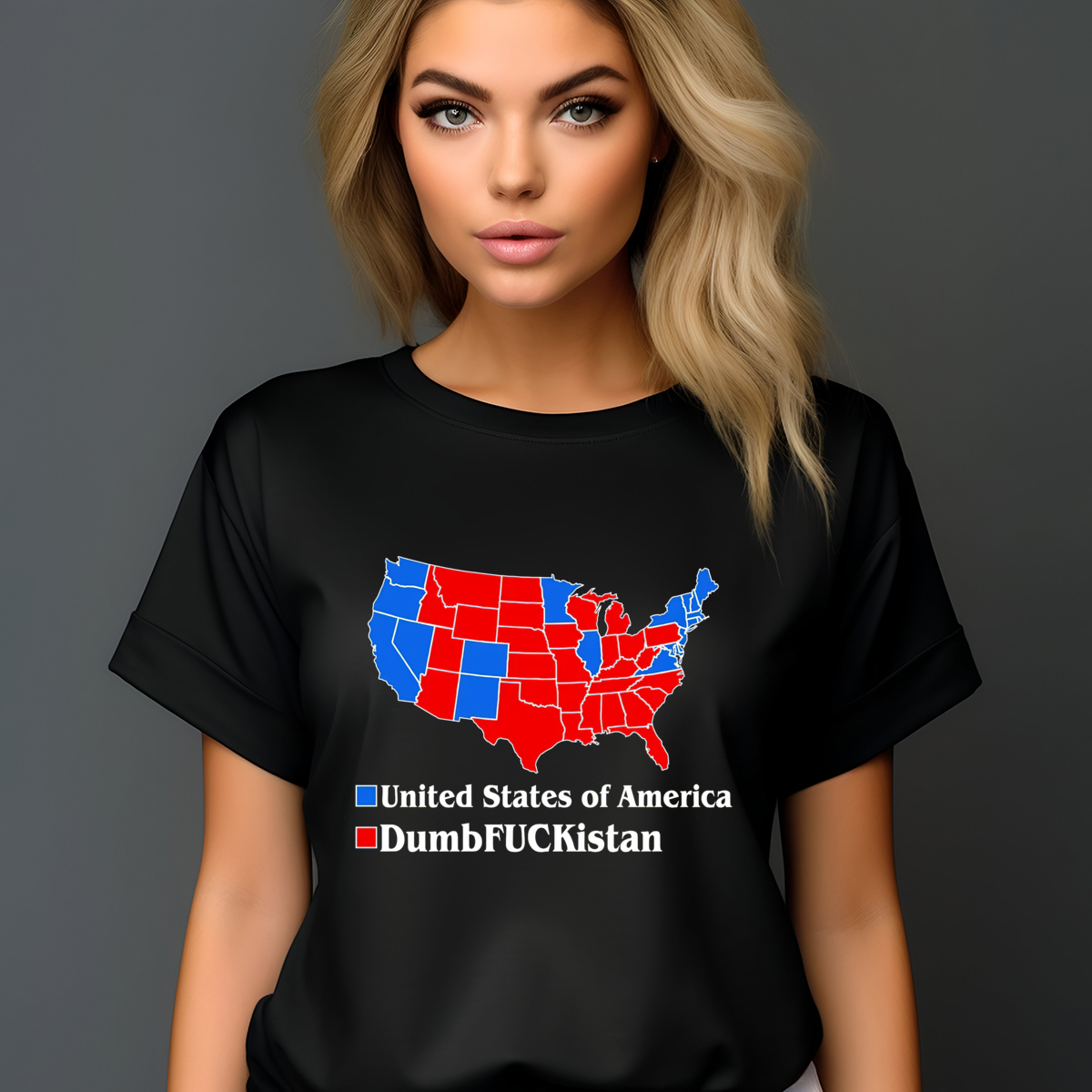 Red United States Of America Blue Dumfuckistan 2024 Shirt Red United States Of America Blue Dumfuckistan 2024 Shirt