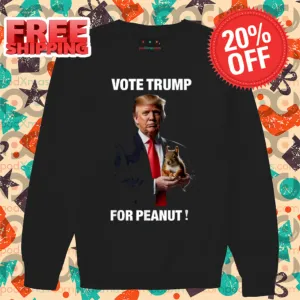 Trump Huge Squirrel Vote Trump For Peanut Shirt